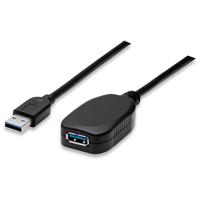 [CB-960] CABLE USB,MANHATTAN,150712, V3.0 EXT. ACTIVA  5M NEGRO