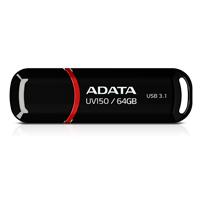 [RAM-3242] MEMORIA ADATA 64GB USB 3.2 UV150 NEGRO (AUV150-64G-RBK)