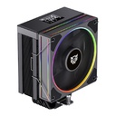 ENFRIAMIENTO DE AIRE GAMER BALAM RUSH HELIUX PRO HEX65 / DISPLAY PARA MONITOREO DE TEMPERATURA + RGB / 6 PIPAS / TDP 240 W / COMPATIBILIDAD AMD + INTEL  /  NEGRO / BR-941969
