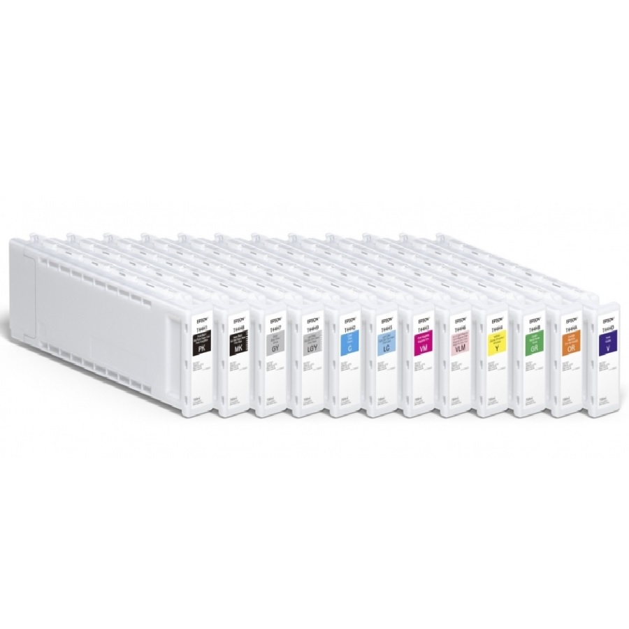[CN-5223] CARTUCHO EPSON MODELO T44H ULTRACHROME PRO12 NARANJA, PARA PLOTTER P7570 Y P9570 (700ML)