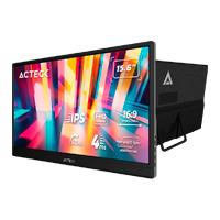 [MNL-2880] MONITOR PORTATIL ACTECK LINKPAD LP15Y / 15.6 PUL / PLANO / IPS / RELACION 169 / FULL HD / SIN MARCO / 60 HZ / ULTRAPORTATIL / HDR10 / MULTILINGE E INTUITIVO / BOCINAS INTEGRADAS / NEGRO / AC-943093