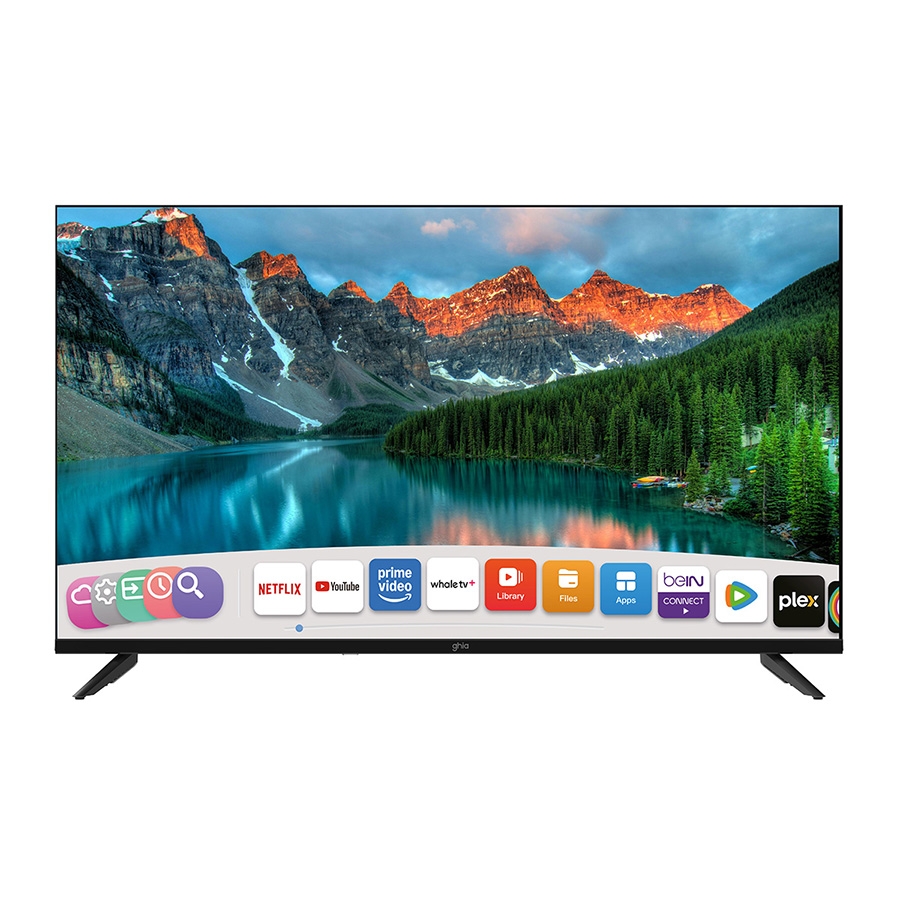 [TV-1145] TELEVISION SMART GHIA WHALE TV 40 PULG FHD, WIFI, RJ45, 3 HDMI, 2 USB, RCA, AUX 3.5MM, OPTICO, DOLBY AUDIO