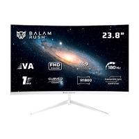 [MNL-2914] MONITOR GAMER BALAM RUSH ANDROMEDA MAG24Y / CURVO / 23.8 PULG / PANEL VA / FULL HD / 180 HZ / 1 MS / FREESYNC / R1800 / RGB / 200HZ OVERCLOCK / FLICKER FREE / LOW BLUE FILTER / BLANCO / BR-943048