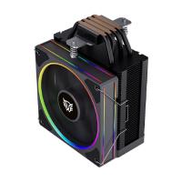 [CF-545] ENFRIAMIENTO DE AIRE GAMER BALAM RUSH HELIUX PRO HEX50 / DISIPADOR / TDP 220 W / COMPATIBILIDAD UNIVERSAL AMD - INTEL / ARGB PERSONALIZABLE / 4 PIPAS / VENTILADOR 120 MM / NEGRO / BR-942041