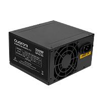 [CSP-593] FUENTE DE PODER QUARONI DE 500W/ 24 PINES/ 2SATA/ FILTRO EMC/ 4 PIN P4 / COLOR NEGRO
