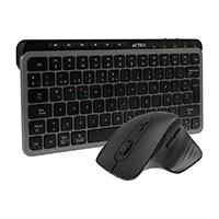 [KB-1087] KIT ACTECK CREATOR KREA MK750 / TECLADO Y MOUSE / INALAMBRICO DUAL / MULTIDISPOSITIVO / RECARGABLE / DONGLE BT / 65 / WIN - MAC / ESPAÑOL / 118 TECLAS / 2000 DPI / OPTICO / NEGRO-GRIS / AC-940177