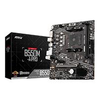 [MB-1383] MB MSI B550 AMD S-AM4 3A GEN/2XDRR4 3200MHZ/PCIE 4.0/HDMI/DVI/4XUSB 3.2/M.2/MICRO ATX/GAMA MEDIA