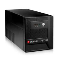 [FR-1028] NO-BREAK INTERACTIVO SMARTBITT  SBNB1200  1200VA/600W, CLAVIJA NEMA 5-15P, 8 CONTACTOS, TIPO NEMA 5-15R CON RESPALDO DE BATERIAS, REGULACION Y SUPRESION DE PICOS, PROTECCIN RJ-11, PUERTO USB