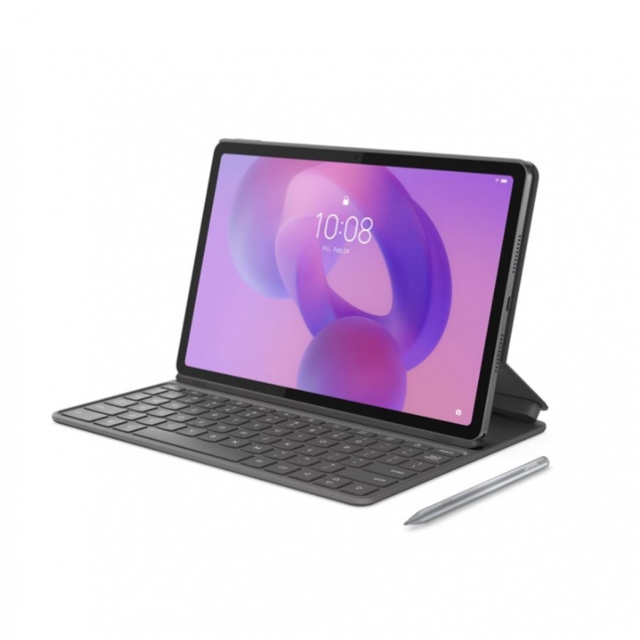 LENOVO IDEA TABLET TAB CON TECLADO Y PLUMA / TB336FU / MEDIATEK 6300 2.4GHZ / 8GB / 128GB / 11 PULG 2.5K 2560X1600 / LUNA GREY / ANDROID 15 / 1YR CENTRO DE SERVICIO