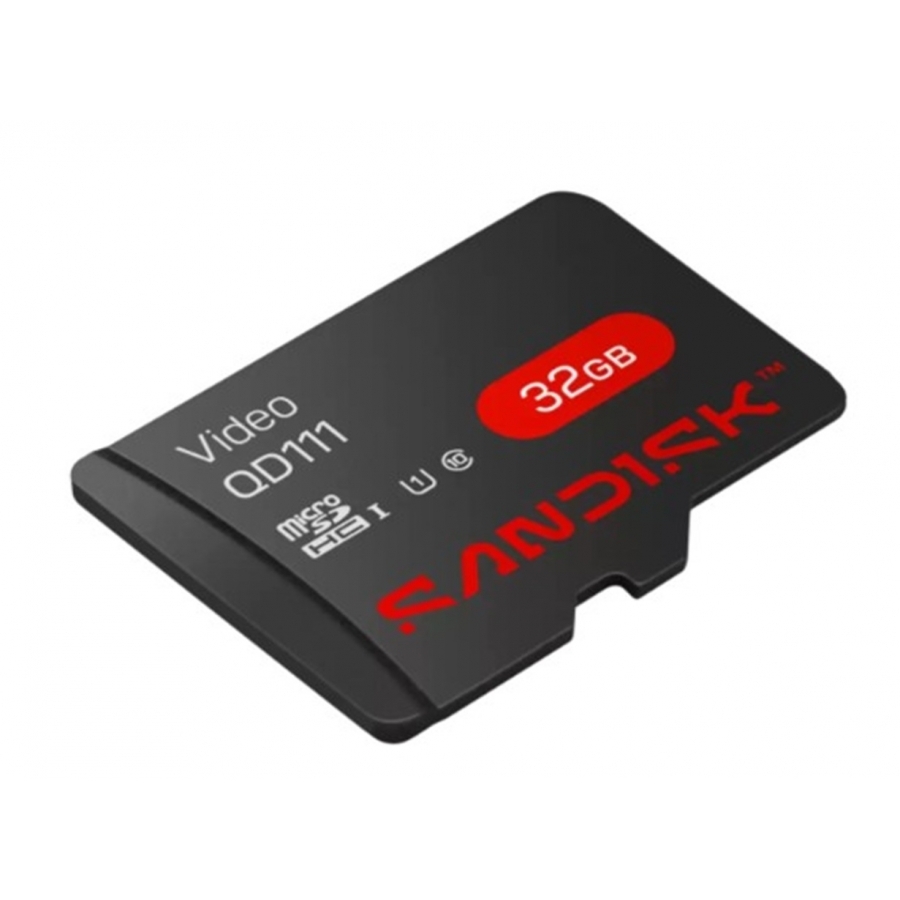 [RAM-4679] MEMORIA SANDISK VIDEO SC QD111 MICRO SDHC 32GB VIDEOVIGILANCIA 24/7 CLASE 10 U1 LECT 100MB/S ESC 20MB/S SDSDQAS4-032G-BP