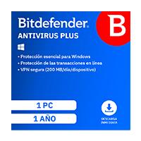 [SWS-3851] ESD BITDEFENDER ANTIVIRUS PLUS / 1 USUARIO / 1 AÑO (ENTREGA ELECTRONICA)