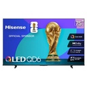 TELEVISION 75 PULGADAS QLED HISENSE 75QD6QV SMART VIDAA TV, UHD 4K, DOLBY VISION, DOLBY ATMOS, WIFI