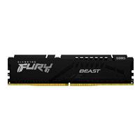 [RAM-4593] MEMORIA RAM KINGSTON DIMM DDR5 16GB 6400MT/S FURY BEAST BLACK EXPO CL32 288PIN 1.4V C/DISIPADOR DE CALOR P/PC/GAMER/ALTO RENDIMIENTO KF564C32BBE-16
