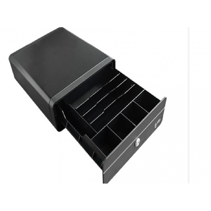 [CAJ-42] CAJON DE DINERO 3NSTAR CD205, NEGRO, COMPARTIMIENTOS 4 BILLETES, 4 MONEDAS