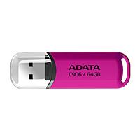 [RAM-4302] MEMORIA ADATA 64GB USB 2.0 C906 ROSA (AC906-64G-RPP)