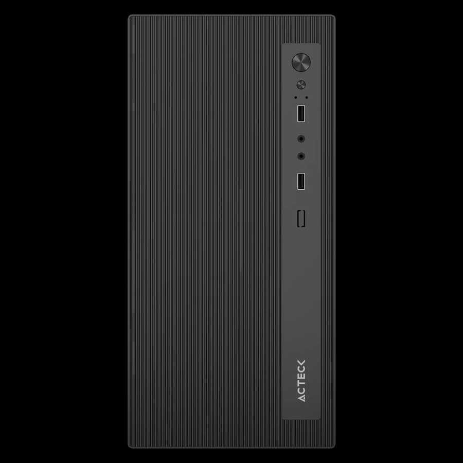 [CS-1180] GABINETE ACTECK PERFORMANCE MINI III GI215M / MINI TORRE / MICRO-ATX, MINI ITX / FUENTE DE PODER ATX 500W INCLUIDA / 5 AÑOS DE GARANTIA / NEGRO / AC-944571