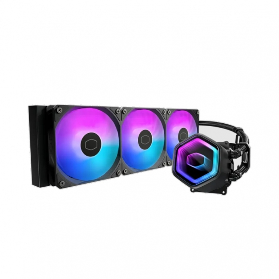 [CF-605] DISIPADOR DE ENFRIAMIENTO LIQUIDO COOLER MASTER MASTERLIQUID SERIE CORE II 360 / ARGB / NEGRO / GAMER