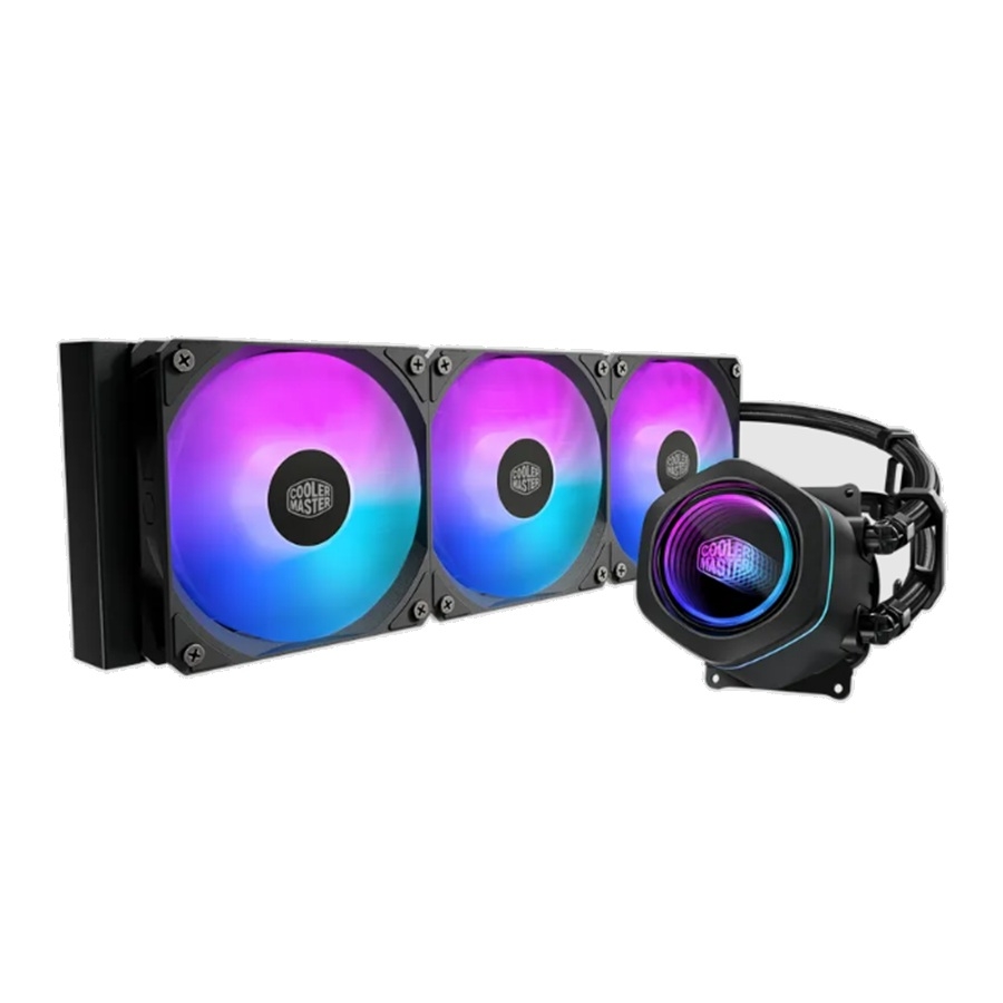 [CF-597] DISIPADOR DE ENFRIAMIENTO LIQUIDO COOLER MASTER MASTERLIQUID SERIE CORE NEX 360 / ARGB / NEGRO / GAMER