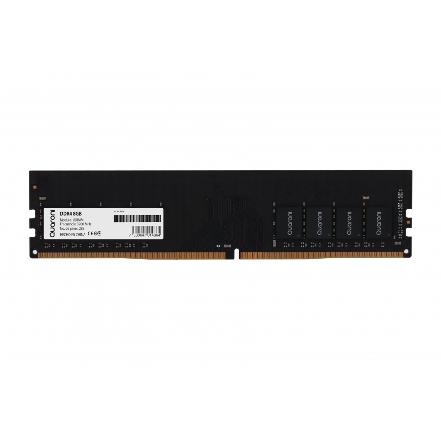 MEMORIA RAM QUARONI UDIMM DDR4 8GB 3200 MHZ CL22 288PIN 1.2V