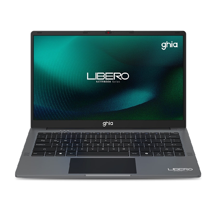 [NOTGHIA-444] NOTEBOOK GHIA LIBERO 14 PLUG HD INTEL CELERON N4500 RAM 8GB SSD 128GB CAMARA FRONTAL 1.0 MPX WIFI-BT HDMI WIN 11 HOME COLOR GRIS