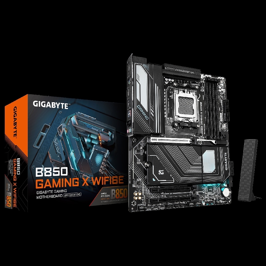 TARJETA MADRE GIGABYTE B850 GAMING X WIFI6E / SOCKET AMD AM5 / DDR5 8200 MT/S / WIFI6 / ATX / GAMER