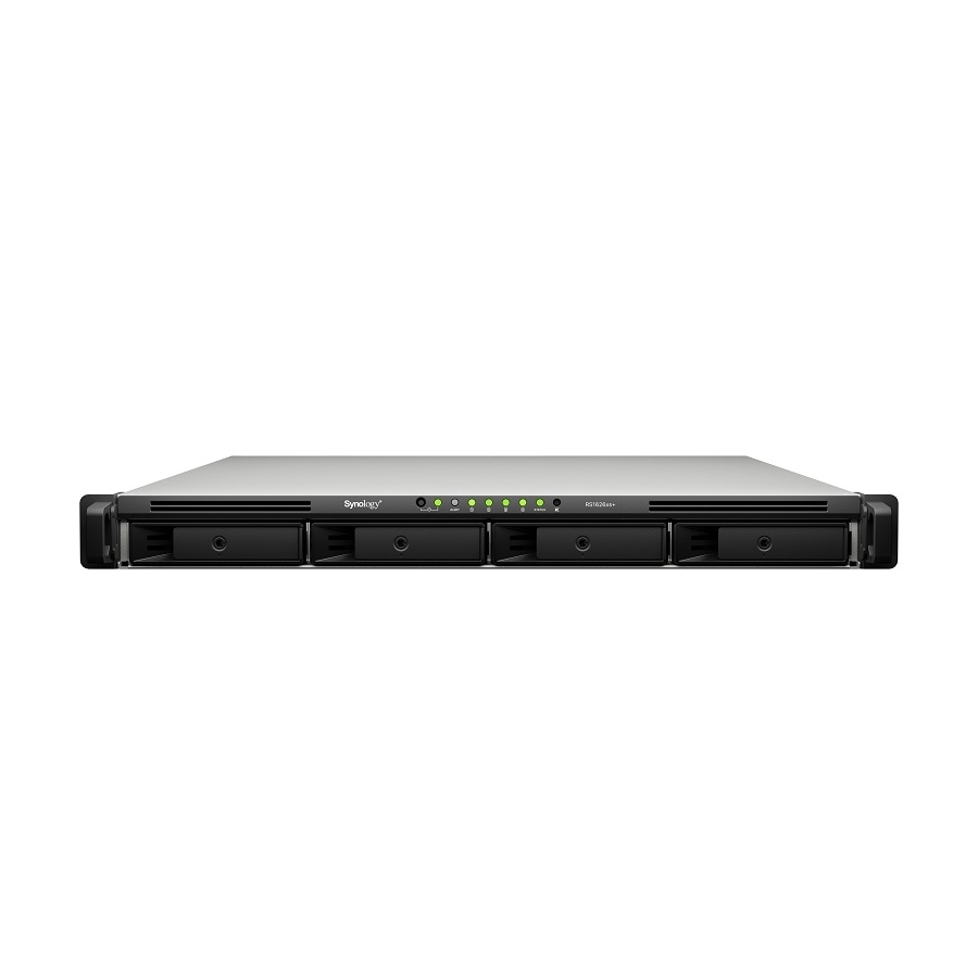 [SAM-1008] NAS SYNOLOGY RS1626XS+ /4 BAHIAS/CRECE A 16 CON UNIDAD DE EXPANSION/ SEIS NUCLEOS 2.9BASE /3.5 TURBO GHZ/16 GB DDR4/2 LAN RJ-45 10GBE /USB 3.2X2/HOT-SWAP/ SIN DISCOS DUROS/ INTEL XEON D-1726