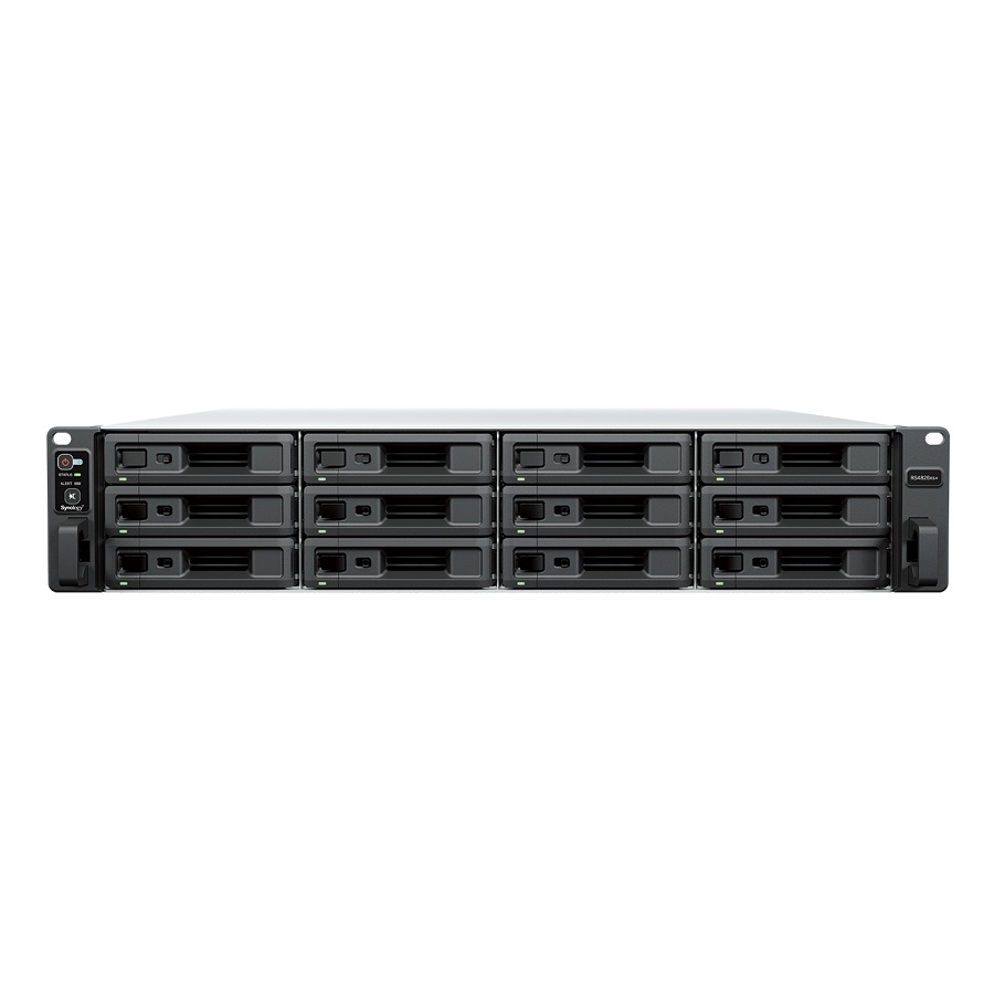 [SAM-1010] NAS SYNOLOGY RS4826XS+/ 12 BAHIAS/OCHO NUCLEOS 3.5 TURBO GHZ/16GB DDR4 ECC RDIMM/ 10GBE LAN X2/USB 3.2 X2/HASTA 288 TB Y CON EXPANSION X3 HAST 1.15PT/HOT-SWAP/ INTEL XEON D-1739.