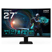 MONITOR GAMING GIGABYTE GS27QCA / 27 VA / QHD / 180 HZ / 1MS / HDR / HDMI / DP / GAMA MEDIA