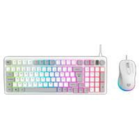 [KB-1095] KIT GAMER BALAM RUSH SQUAD CONQUEST KG515 / TECLADO - MOUSE / ALAMBRICO / ILUMINACION RGB / ANTI-GHOSTING / MULTIMEDIA / 97 TECLAS / ESPAÑOL / WIN / 7200 DPI AJUSTABLE / OPTICO / BLANCO / BR-940450