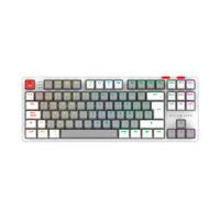 [KB-1100] TECLADO GAMER BALAM RUSH LEVEL PRO GK990 / DUAL RECARGABLE / USB - BT - DONGLE / 5 DISPOSITIVOS / RECARGABLE / 88 TECLAS / ESPAÑOL / WIN - MAC- ANDROID / RGB / MECANICO /  BLANCO / BR-940689