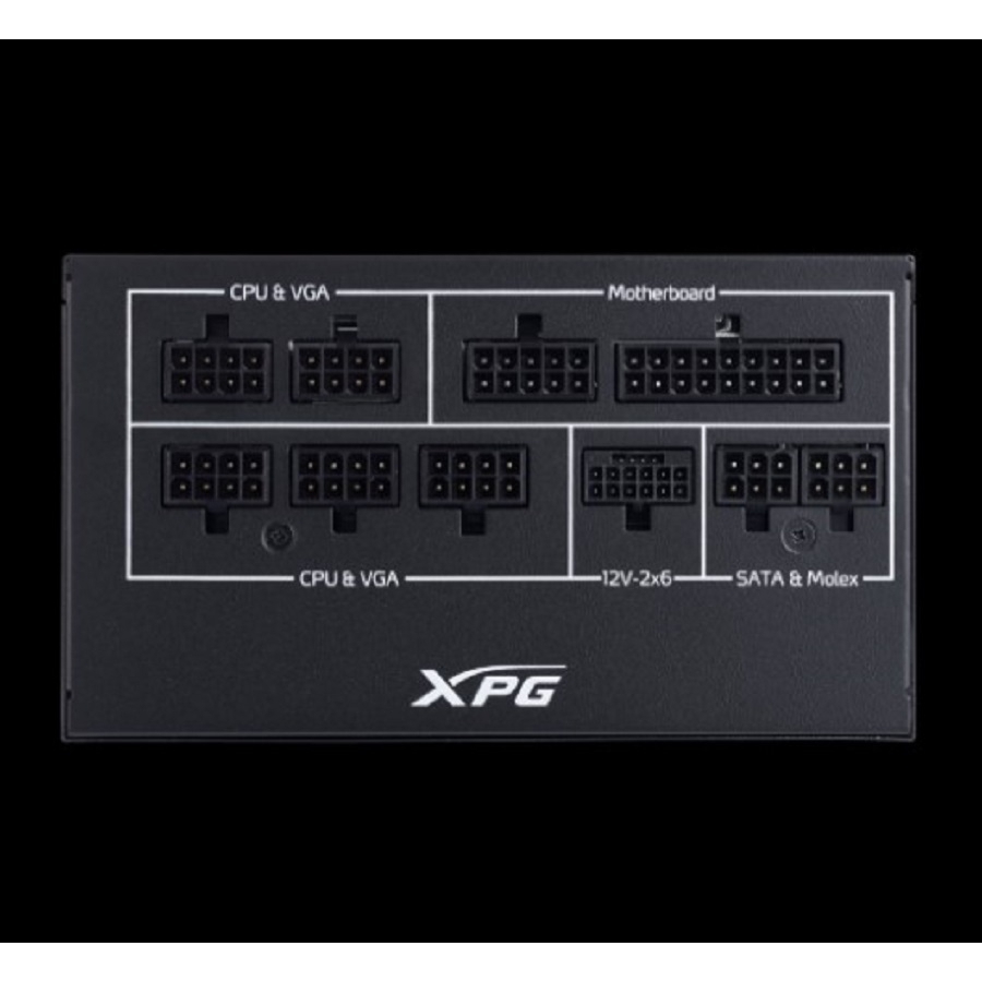 FUENTE DE PODER ADATA XPG CORE REACTOR II VE 850W INTEL ATX 3.1 140 X 150 X 86MM COREREACTORIIVE850G-BKCUS