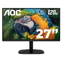 [MNL-2970] MONITOR LED AOC 27B35H3 / COLOR NEGRO / PANEL IPS 27 / HDMI Y VGA / ASPECTO 16:9 / TIEMPO DE RESPUESTA 1MS / 120HZ / FULL HD 1920X1080 / VESA 100X100 MM / CONTRASTE 20,000,0001 / BRILLO 300 CD/M2