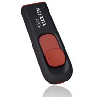 [RAM-2069] MEMORIA ADATA 32GB USB 2.0 C008 RETRACTIL NEGRO-ROJO (AC008-32G-RKD)