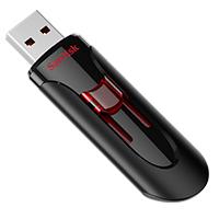 [RAM-3109] MEMORIA SANDISK 64GB USB 3.0 CRUZER GLIDE Z600 NEGRO C/ROJO SDCZ600-064G-G35