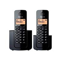 [TEL-190] TELEFONO PANASONIC KX-TGB112MEB INALAMBRICO BASICO BASE HANDSET 20 NUMEROS IDENTIFICADOR DE LLAMADAS, 50 NUMEROS DIRECTORIO LOCALIZADOR DE AURICULAR NEGRO