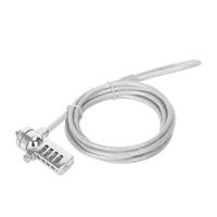 [AC-11423] CANDADO LAPTOP /MANHATTAN/440448/COMBINACION 2.0M, 4 DIGITOS, PLATEADO