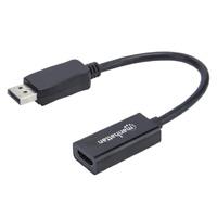 [AC-10779] ADAPTADOR DISPLAYPORT,MANHATTAN,151634, M A HDMI H, CABLE 15CM 1080P