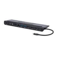 [AC-10791] DOCKING USB,MANHATTAN,153478,-C 11 PTOS, HDMI/DP/VGA, USB-C PD/2XUSBV3.2/USBV2.0, RED/AUDIO/SD/MICRO SD