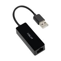 [AC-10869] ADAPTADOR ACTECK SHIFT PLUS AE420 / USB A - RJ45 ETHERNET / 100 MBPS / WIN - MAC OS - LINUX - ANDROID / NEGRO / AC-934732