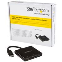 [AC-8411] ADAPTADOR MULTIFUNCION USB-C A 4K CON ENTREGA DE POTENCIA Y PUERTO USB-A - REPLICADOR DE PUERTOS DE VIAJES USB-C PARA LAPTOP - STARTECH.COM MOD. CDP2HDUACP