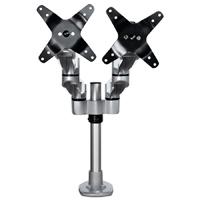 [AC-9751] SOPORTE DE ESCRITORIO PREMIUM PARA 2 MONITORES DE HASTA 30 SOPORTE VESA DE ALTURA AJUSTABLE - MONTAJE MORDAJA/OJAL EN ESCRITORIO - PLATA - STARTECH.COM MOD. ARMDUALPS