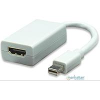[AD-136] ADAPTADOR,MANHATTAN,322461, DISPLAYPORT MINI M A HDMI H 1080P