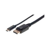 [CB-1338] CABLE USB,MANHATTAN,152464,-C A DISPLAYPORT M 2.0M 4K60HZ, NEGRO