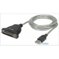 [CB-168] CONVERTIDOR,MANHATTAN,336581, USB A PARALELO DB25