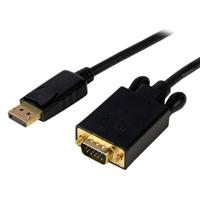 [CB-1983] CABLE ADAPTADOR DE 1.8M CONVERTIDOR DE VIDEO DISPLAYPORT DP A VGA - ACTIVO - 1080P - NEGRO - STARTECH.COM MOD. DP2VGAMM6B