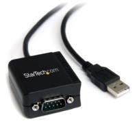 [CB-1992] CABLE ADAPTADOR DE 1.8M USB-A A PUERTO SERIE SERIAL RS232 CON RETENCIÓN DEL PUERTO DE ASIGNACIÓN COM - 1X DB9 MACHO - 1X USB A MACHO - STARTECH.COM MOD. ICUSB2321F