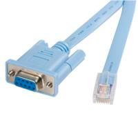 [CB-1996] CABLE DE 1.8M PARA GESTION DE ROUTER CONSOLA CISCO RJ45 A SERIAL DB9 - ROLLOVER - MACHO A HEMBRA - STARTECH.COM MOD. DB9CONCABL6