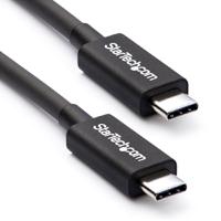 [CB-2312] CABLE THUNDERBOLT DE 2M - THUNDERBOLT 3 USB-C 20GBPS - COMPATIBLE CON THUNDERBOLT, DISPLAYPORT Y USB - 4K A 60HZ - HASTA 100W - STARTECH.COM MOD. TBLT3MM2M