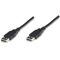 [CB-412] CABLE USB,MANHATTAN,306089, V2.0 A-A 1.8M, NEGRO