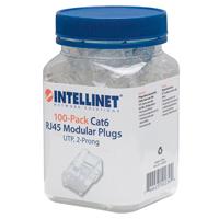 [CN-1288] PLUG RJ45,INTELLINET,502344, CAT 6 UTP MULTIFILAR 100 PZAS